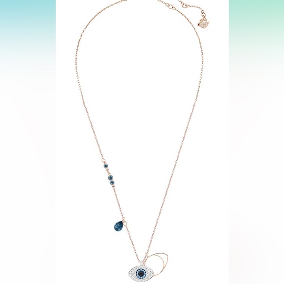 Authentic Swarovski Symbolic Evil Eye Crystal Necklace Jewelry Collection - Picture 4 of 14